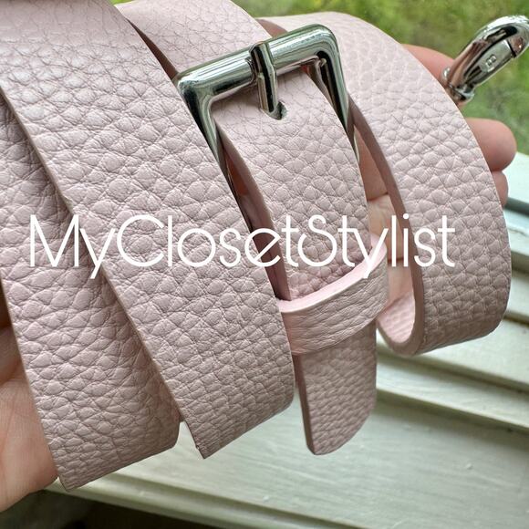 BANDOLIER Chic Pink Pebbled Leather 13 iPhone Crossbody Wallet Case Set NEW RARE - Picture 2 of 5